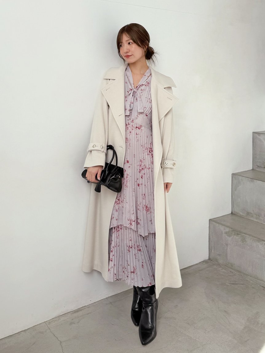 SNIDEL｜ウールカシミヤスタンドカラーコート【カンヘウォン着用