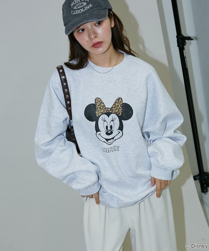 FREAK'S STORE｜別注 MINNIE MOUSE GRAPHIC SWEAT /ディズニー ミニー