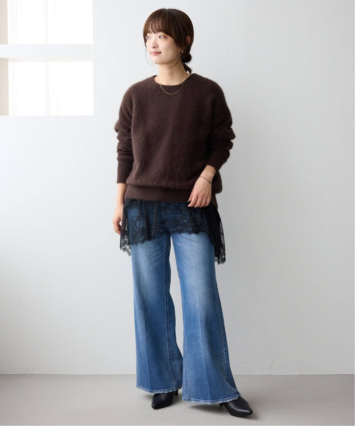 SLOBE IENA｜《WEB限定/追加6予約》レースコンビカットソー | Rakuten