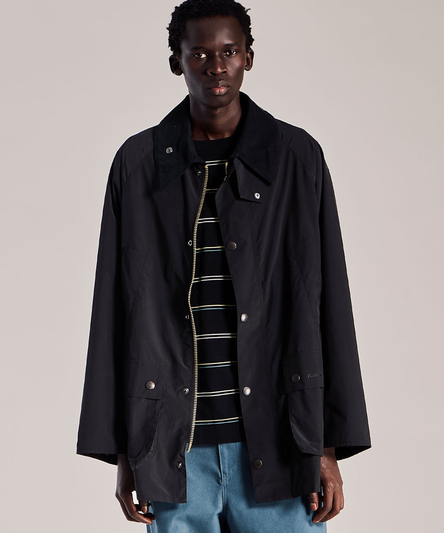 BARBOUR BEDALE オーバーサイズ Sleeve 40 L グレー 新品】Barbour 別注 BEDALE OS Sleeve Gray 40｜Yahoo!フリマ（旧