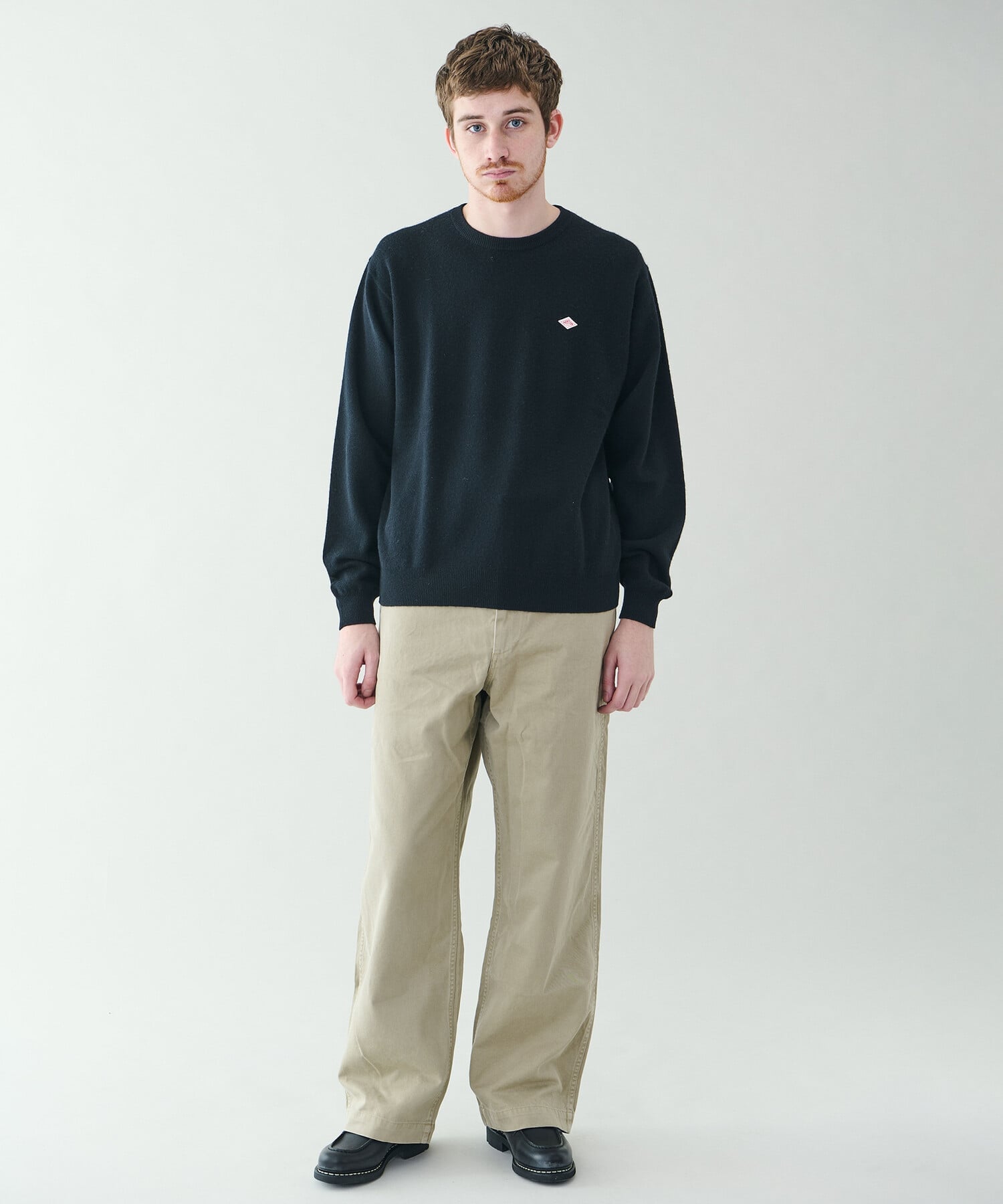 Bshop｜DANTON | ラムウール クルーネックニットプルオーバー MEN