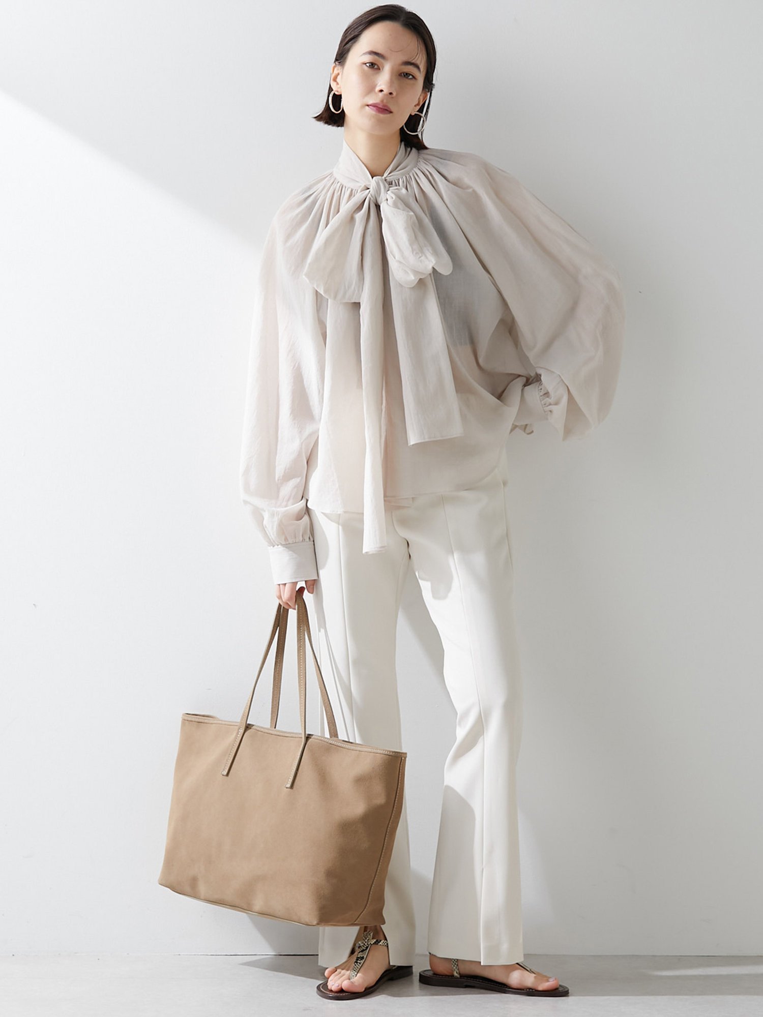 Whim Gazette｜ローンボウタイブラウス | Rakuten Fashion(楽天