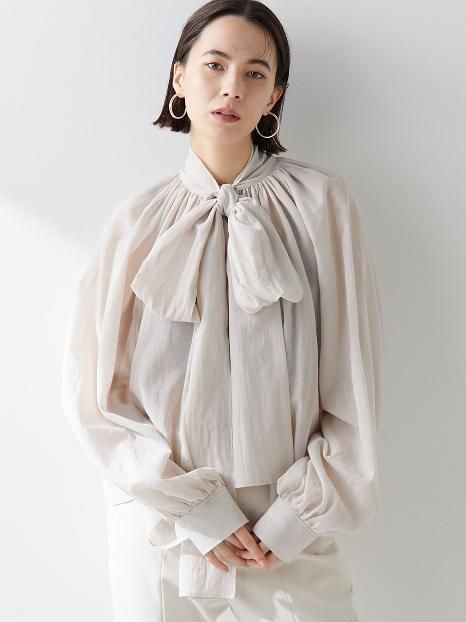 Whim Gazette｜ローンボウタイブラウス | Rakuten Fashion(楽天