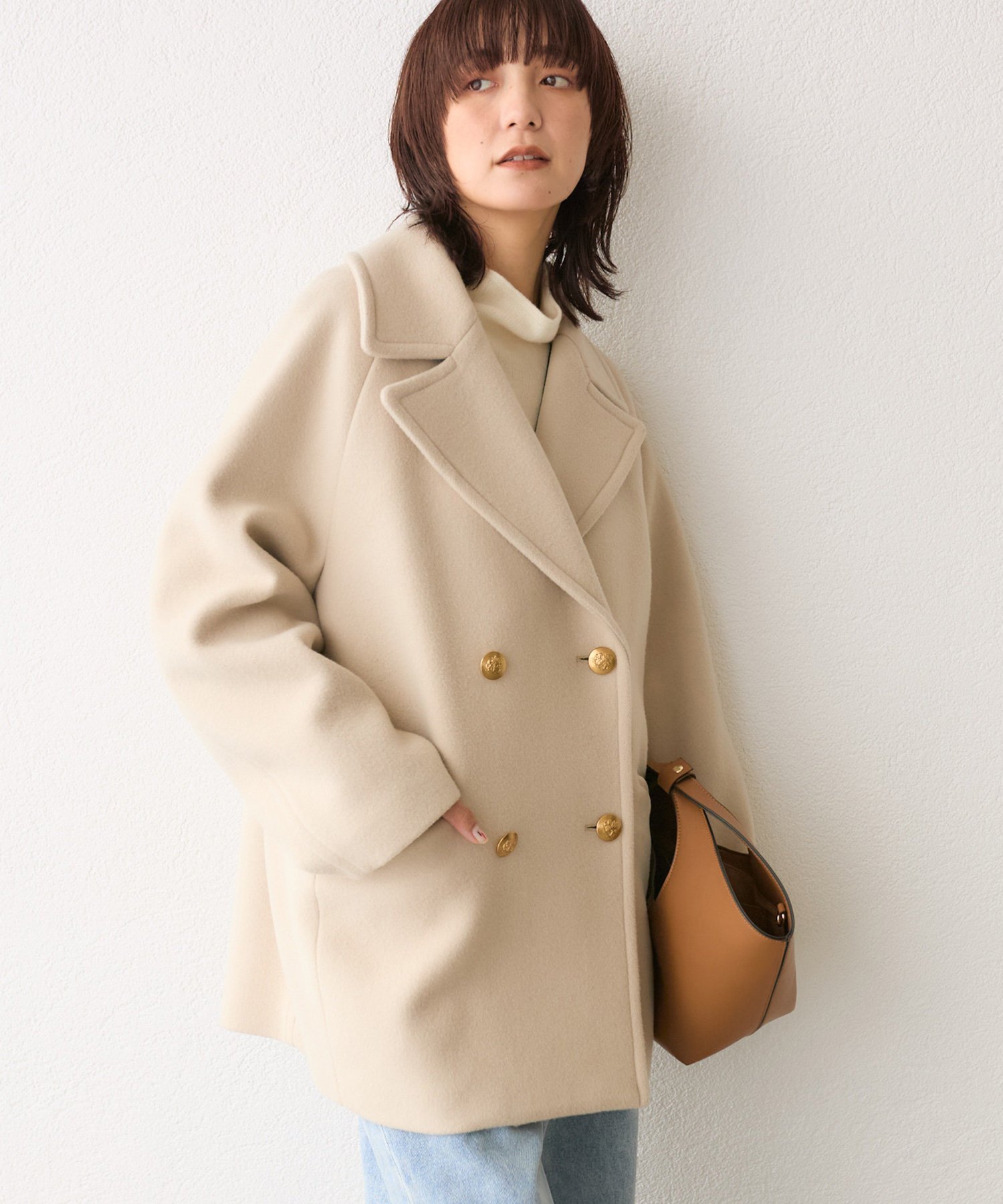 RIVE DROITE 【2サイズ展開】ラグランPコート リヴドロワ ジャケット