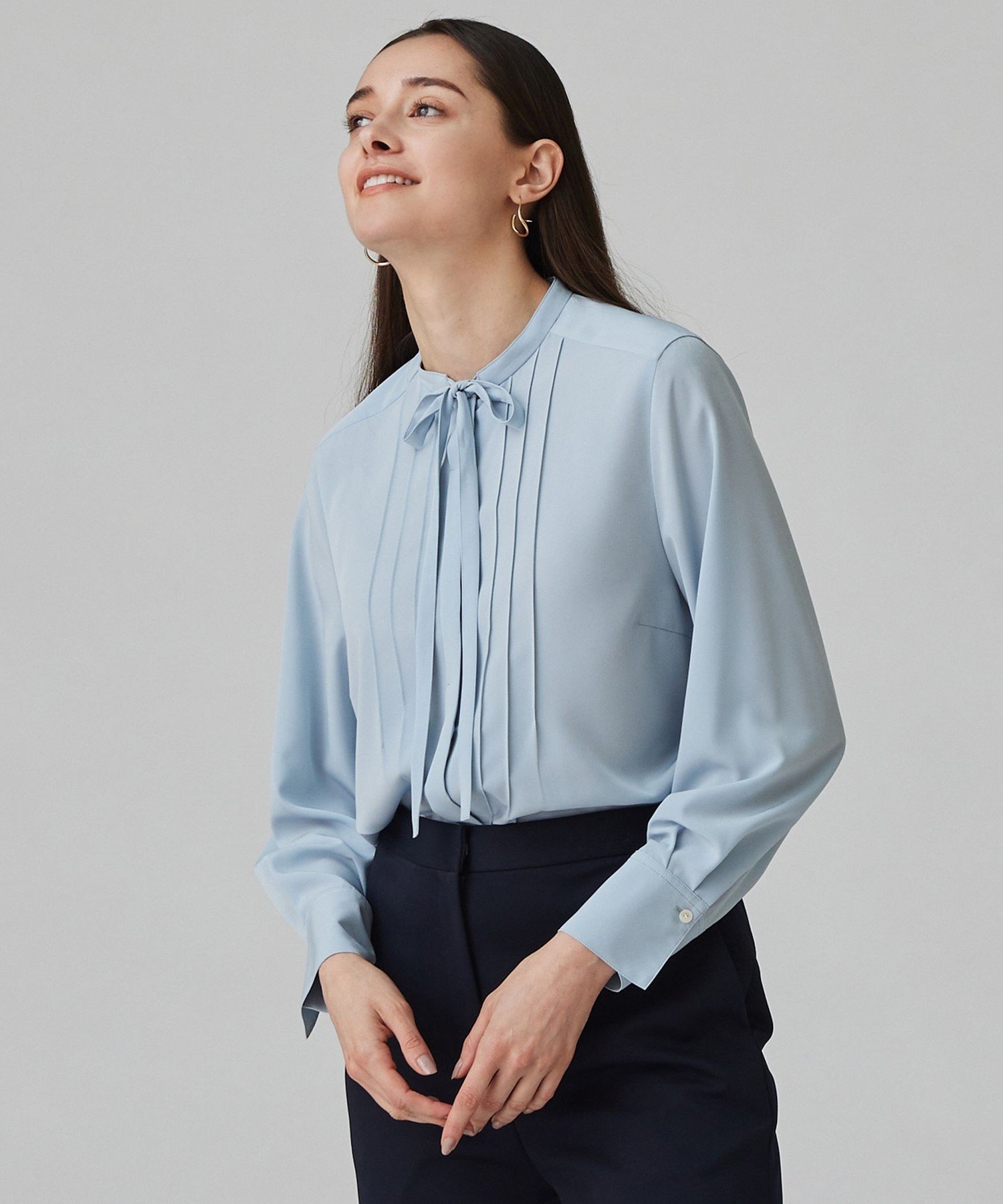 TOMORROWLAND｜クリアデシン ボウタイブラウス | Rakuten Fashion(楽天