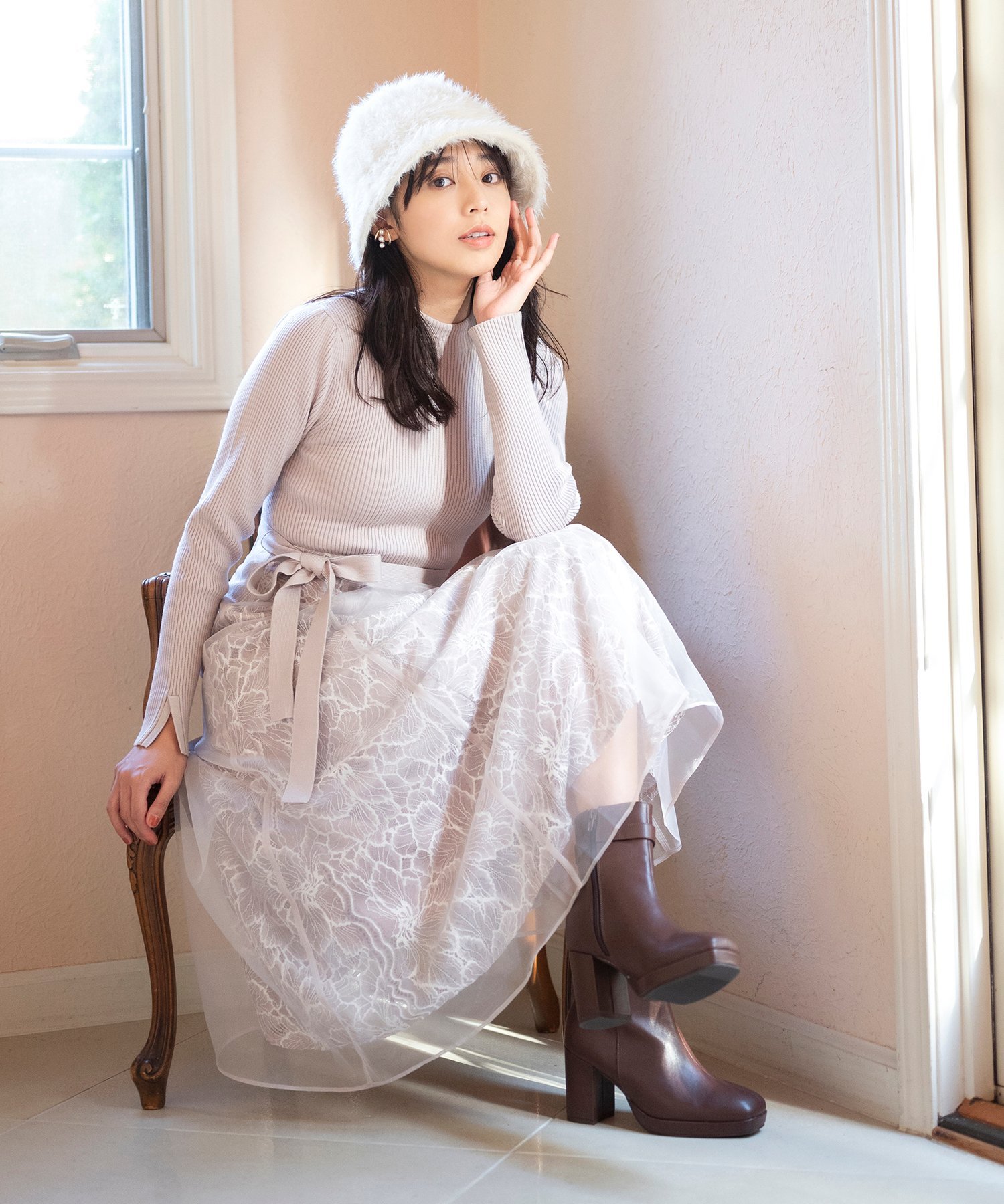 MISCH MASCH｜シアーフラワードッキングワンピース/MM347415 | Rakuten