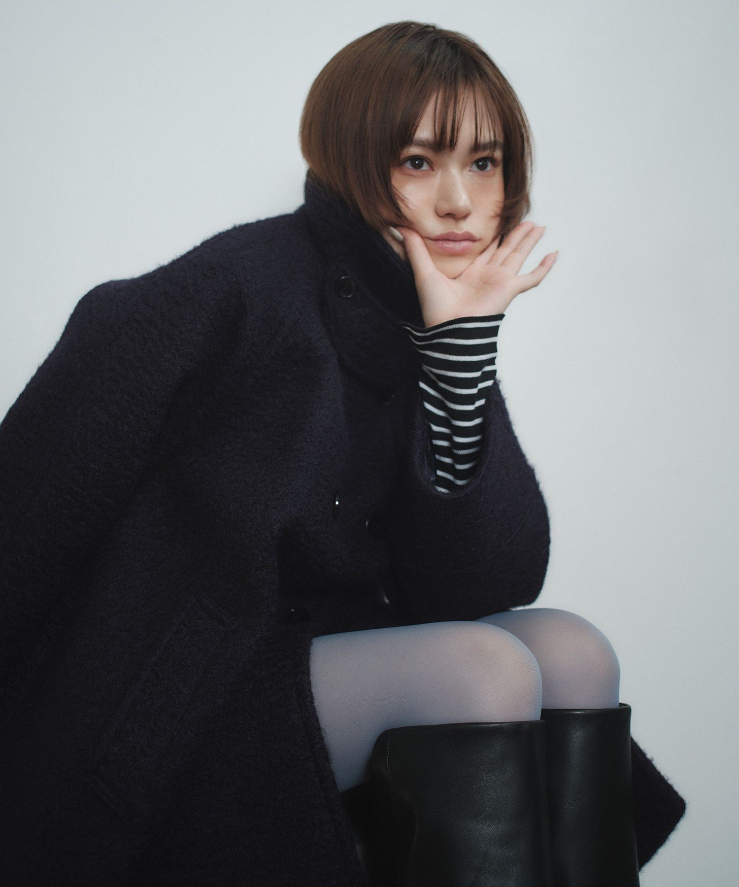 今期新作＜EMMEL REFINES＞EM Aライン ミディアム コート EMMEL REFINES＞EM Aライン ミディアム コート（EMMEL REFINES