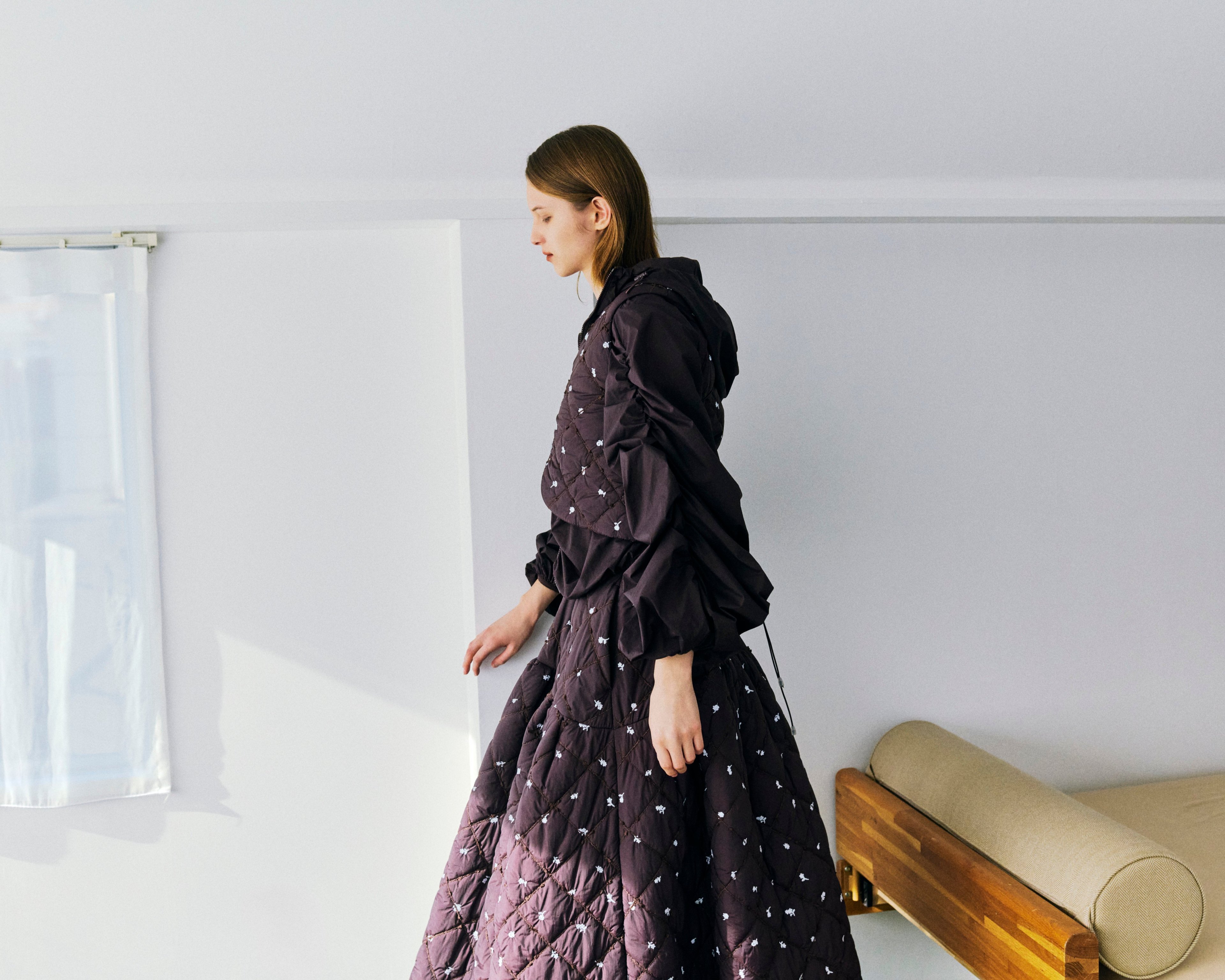 emmi｜フラワーエンブロイダリーキルティングベスト | Rakuten Fashion