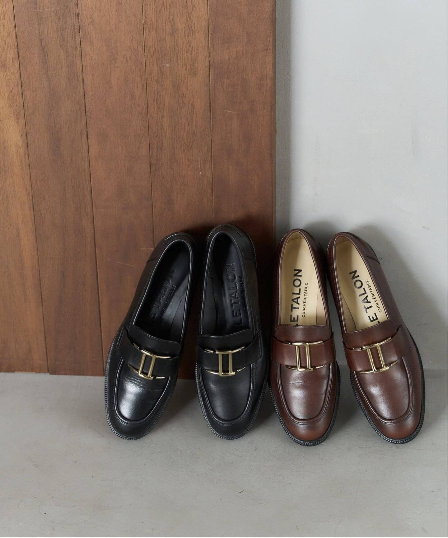 LE TALON｜《追加》レザーメタルモチーフローファー | Rakuten Fashion