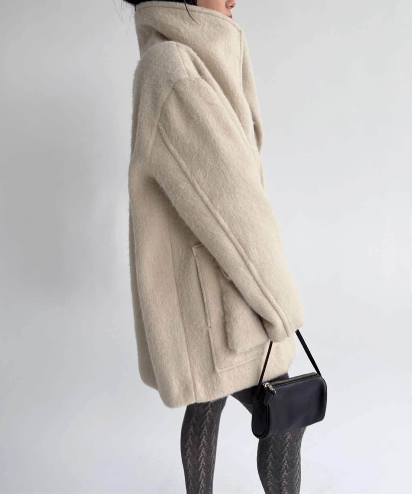 EDIT.FOR LULU｜【Hella/ヘラ】wool shaggy coat | Rakuten Fashion
