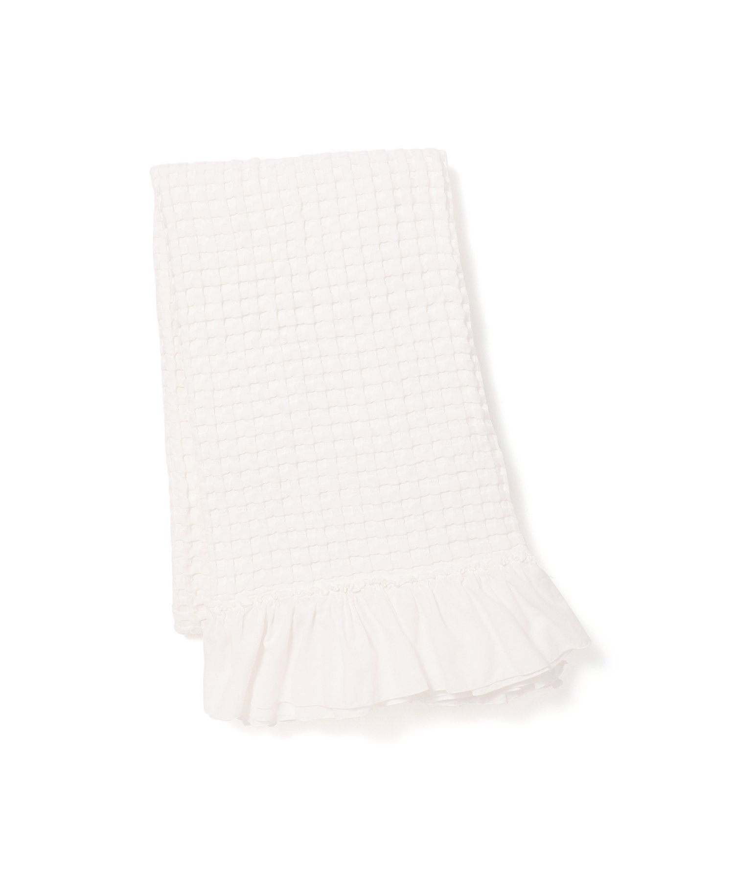 Francfranc｜なめらか ワッフルケット シングル ホワイト | Rakuten