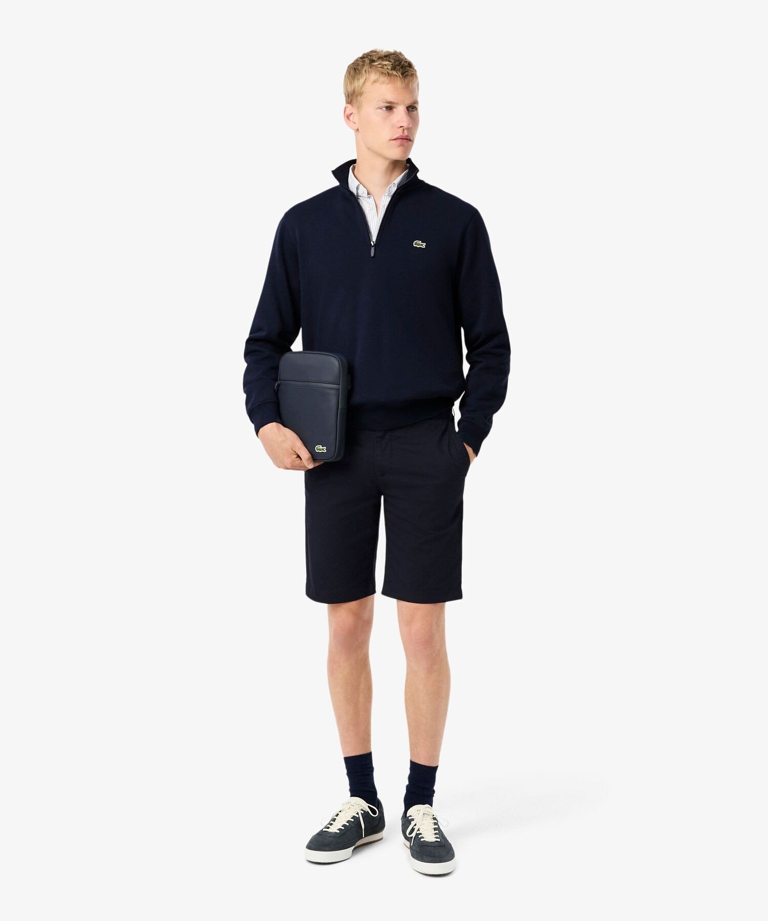 LACOSTE｜ハイネックハーフジップスウェット | Rakuten Fashion(楽天