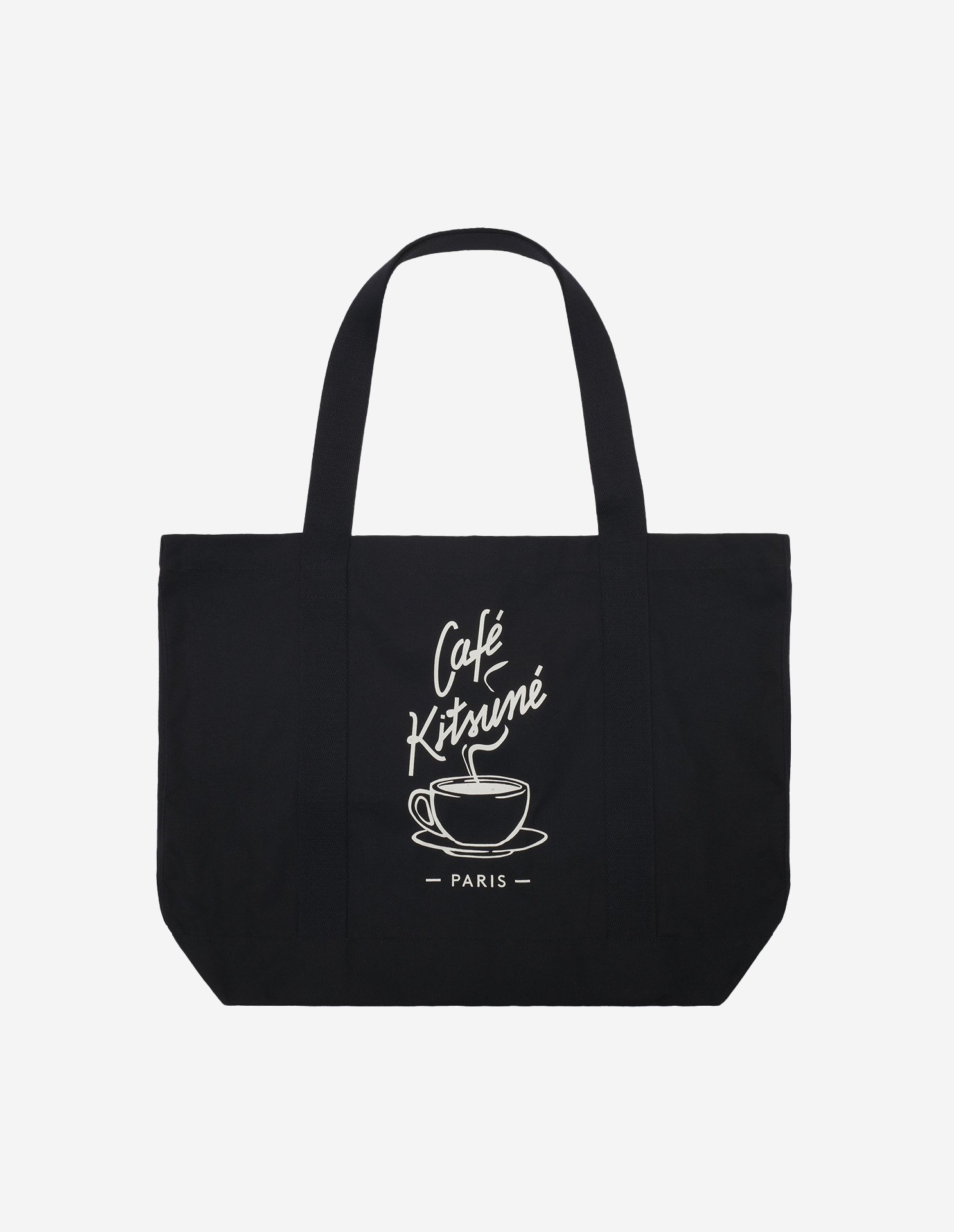 MAISON KITSUNE｜CAFE KITSUNE COFFEE CUP TOTE BAG | Rakuten Fashion