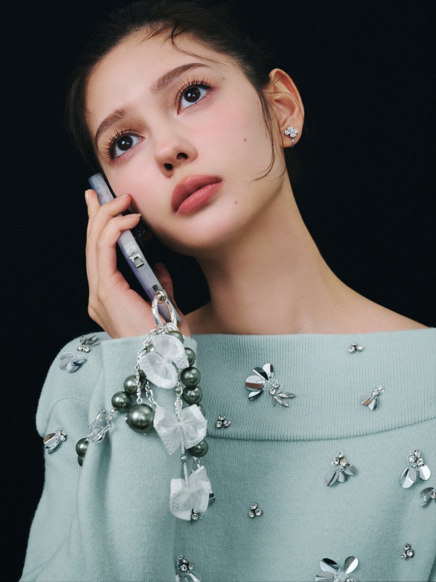 CELFORD｜ペタルビジューニットワンピース | Rakuten Fashion(楽天