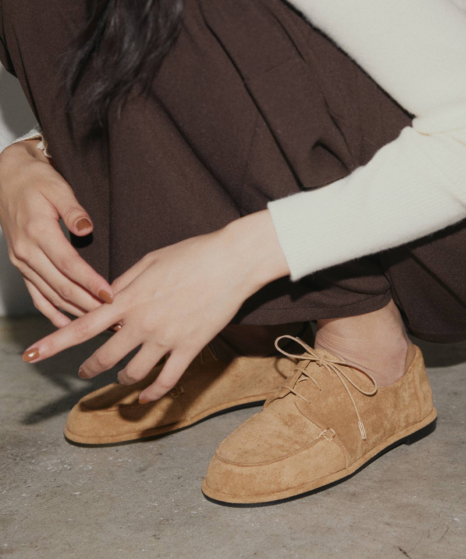 hellam｜スウェードモカシンシューズ | Rakuten Fashion(楽天