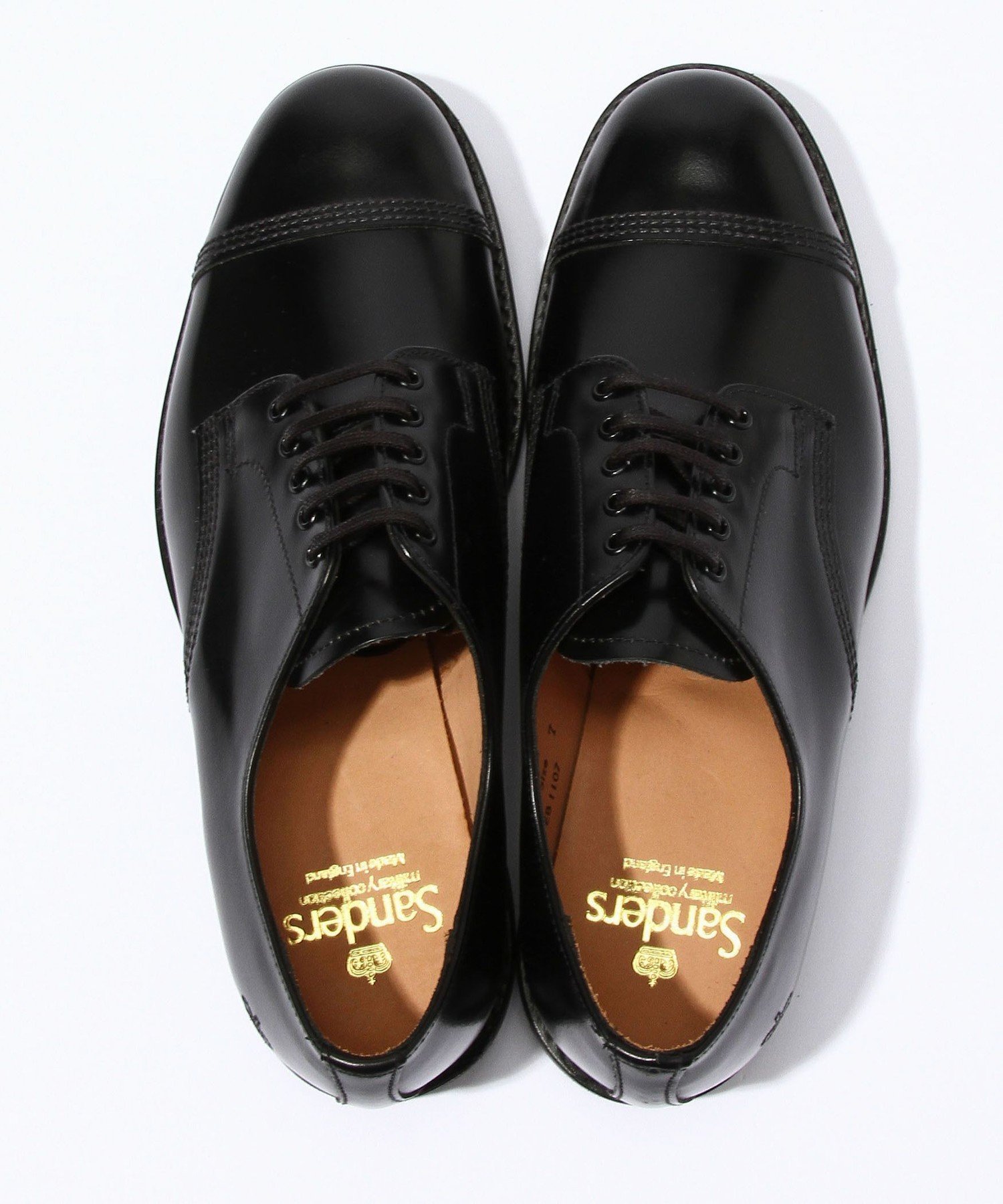 TOMORROWLAND｜SANDERS ポリッシュドレザー キャップトゥシューズ