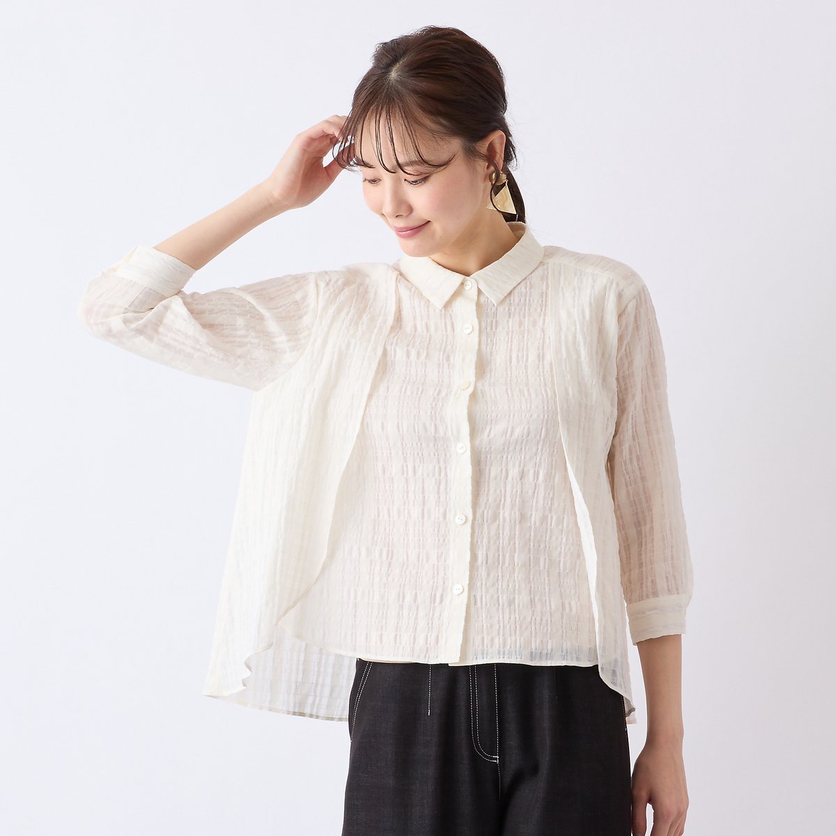 楽天市場】ECLAT（シャツ・ブラウス｜トップス）：レディース