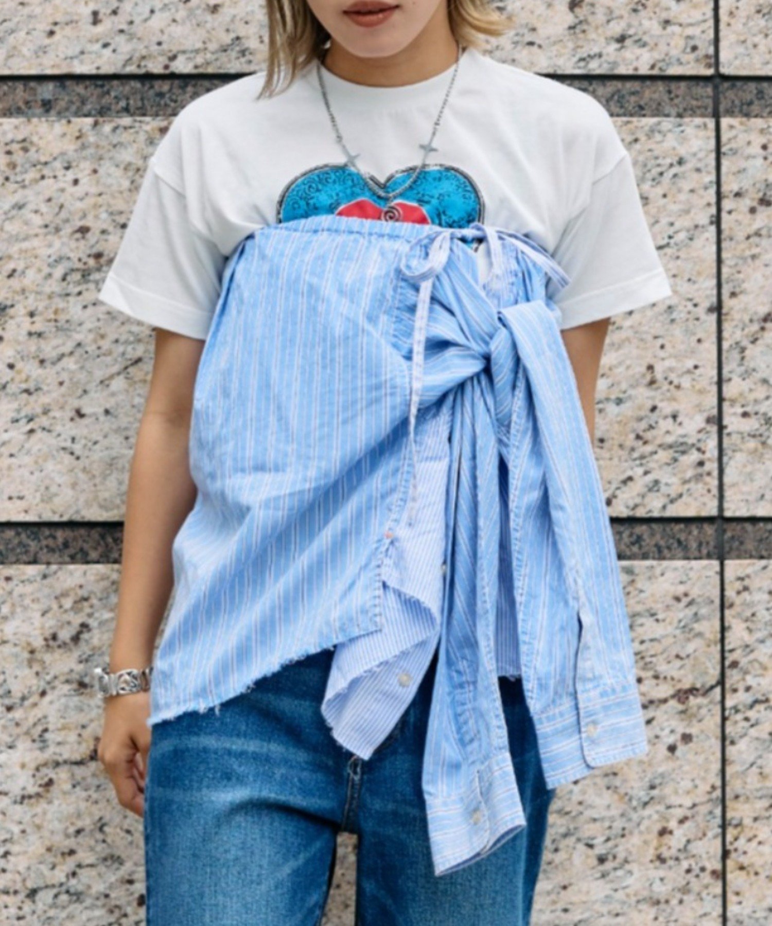 CIAOPANIC TYPY｜【etsinta】マルチウェイオーバースカートシャツ