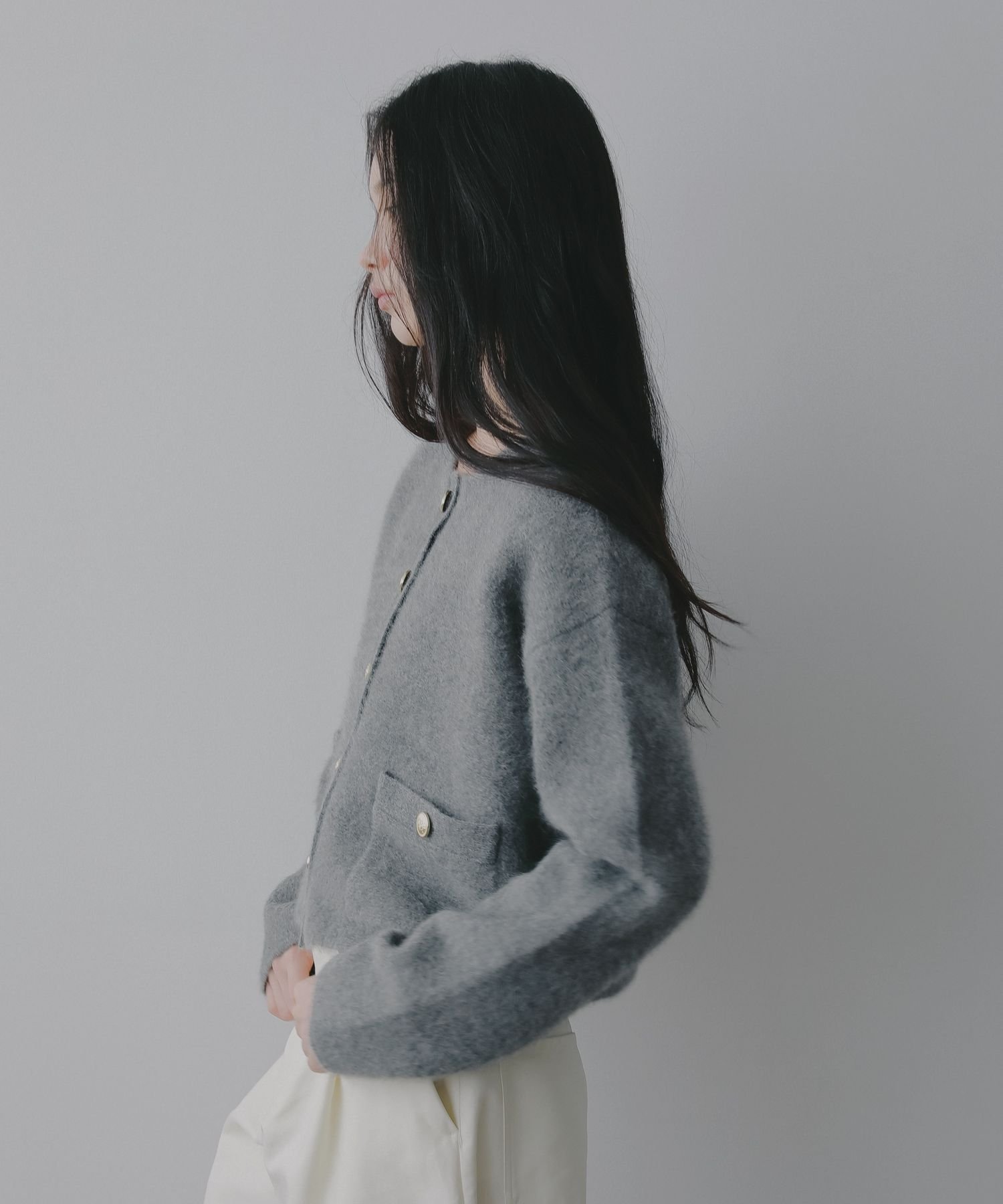 A part by｜CNラクーンコンキンボタンカーディガン | Rakuten Fashion