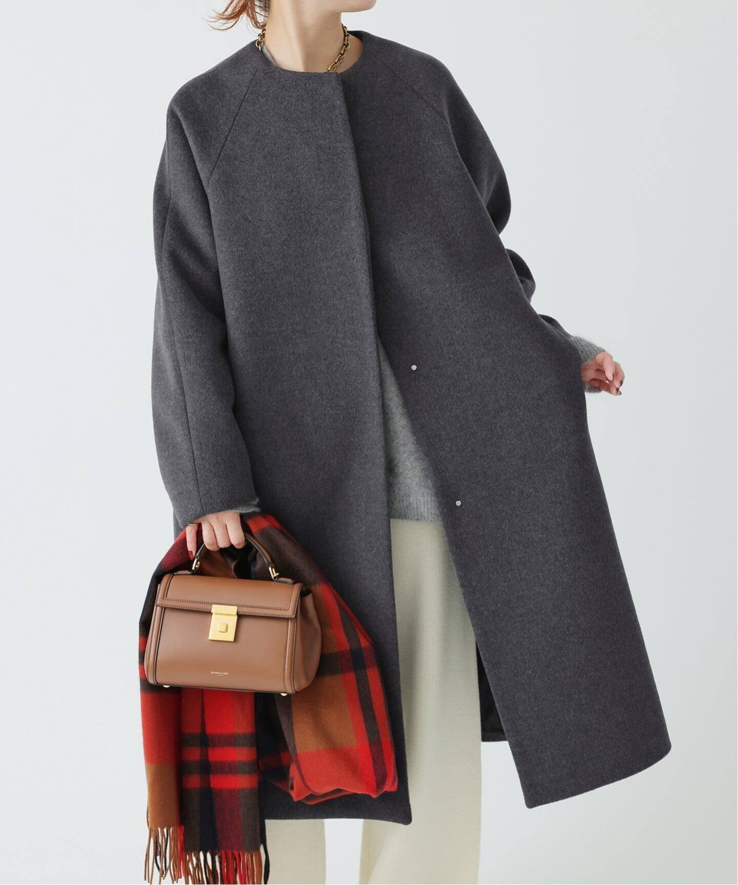 Spick & Span｜《追加》S160ビーバーノーカラーコート | Rakuten