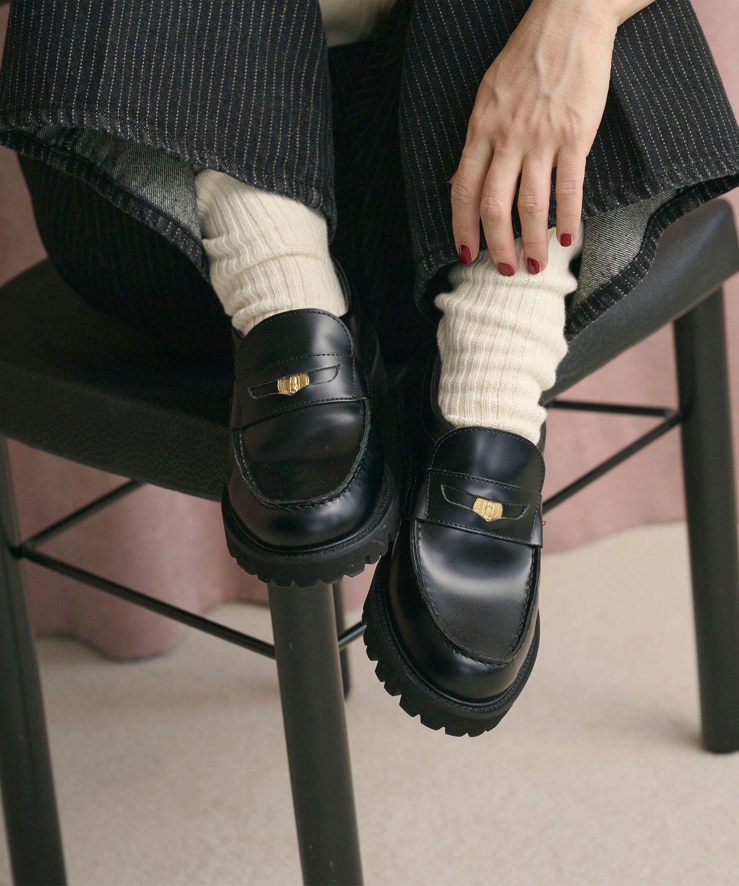 BEAUTY&YOUTH 別注 カミナンド レザー ローファー BEAUTY&YOUTH UNITED ARROWS｜【別注】 <CAMINANDO>レザー コイン