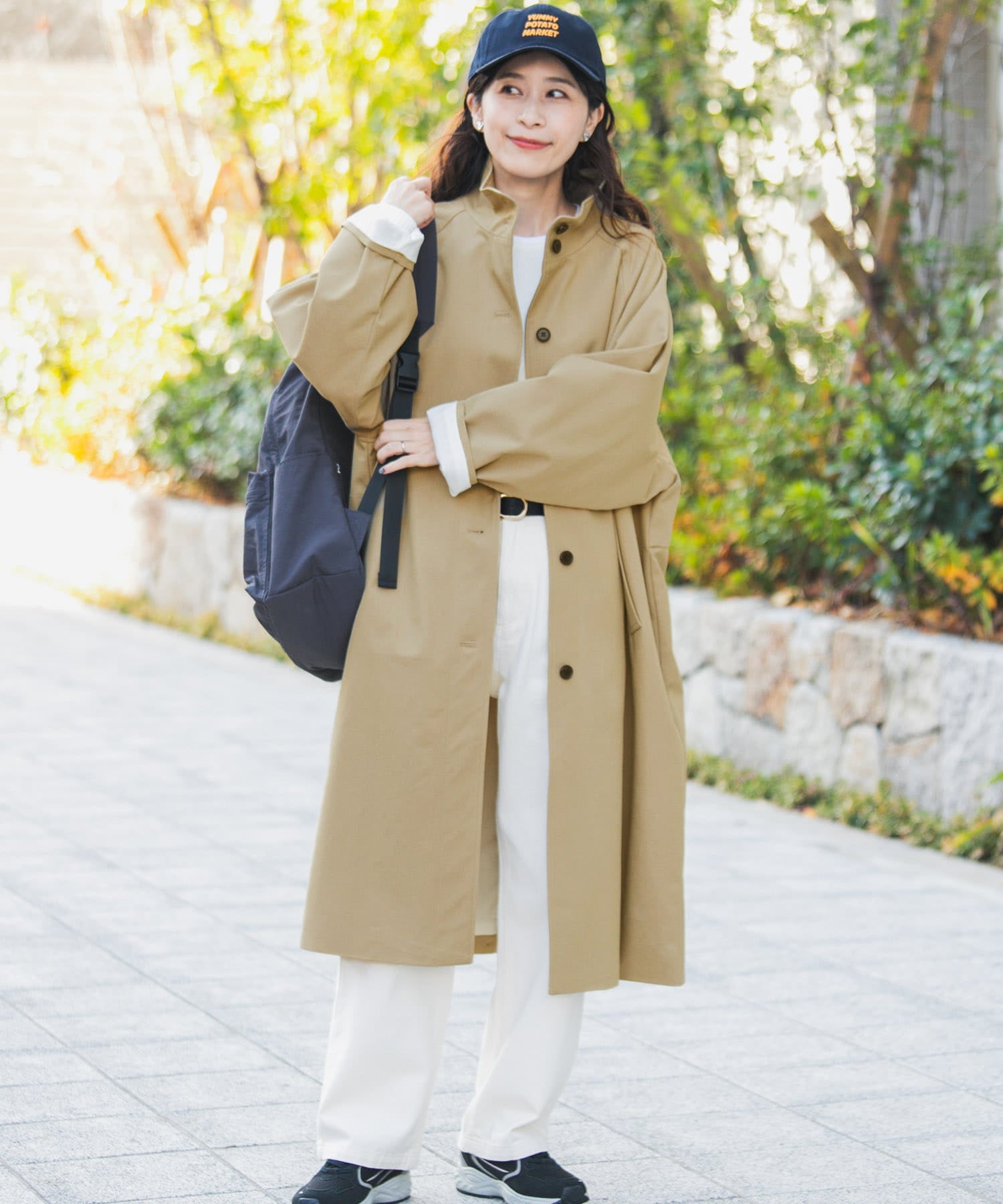 URBAN RESEARCH DOORS｜BACKヨークスタンドカラーコート | Rakuten