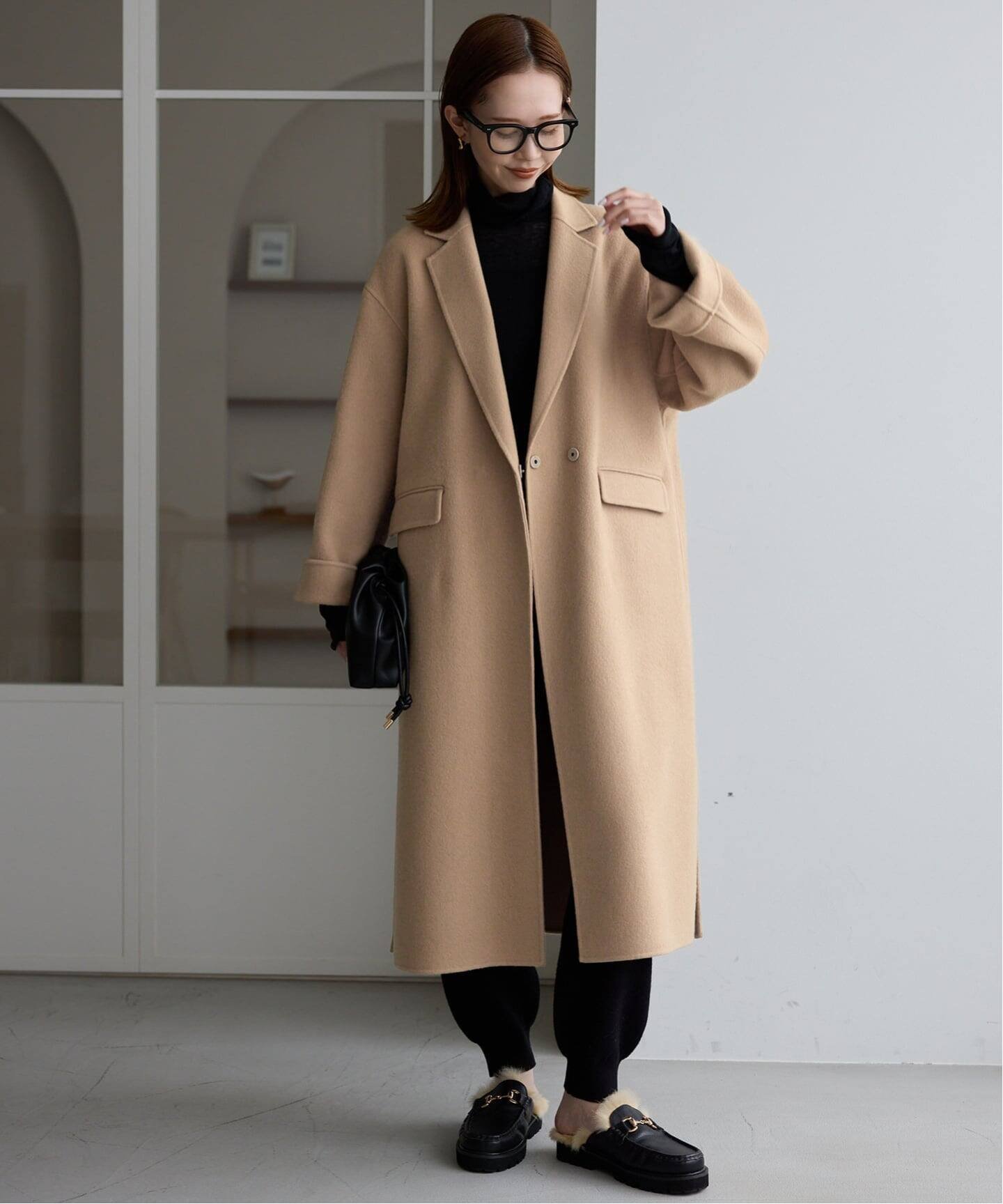 SLOBE IENA｜《WEB限定/追加2》souple woolダブルフェイスチェスター