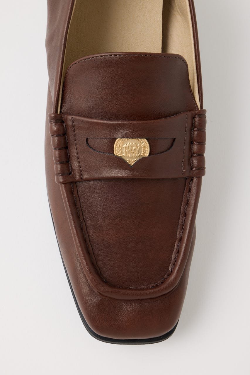 moussy｜【otonaMUSE掲載】SQUARE TOE LOAFER ヒール | Rakuten