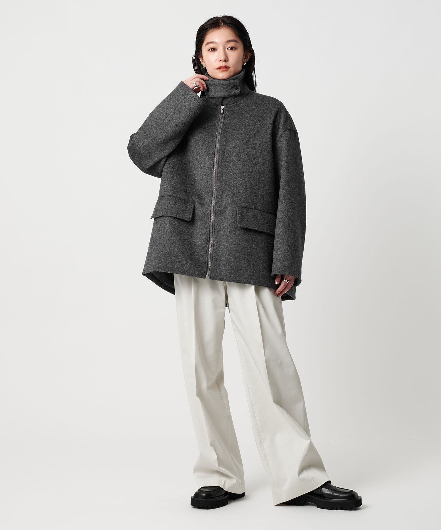 marw コクーンジップコート　2025aw セール】＜MARW UNITED ARROWS＞コクーン ジップ コート（その他