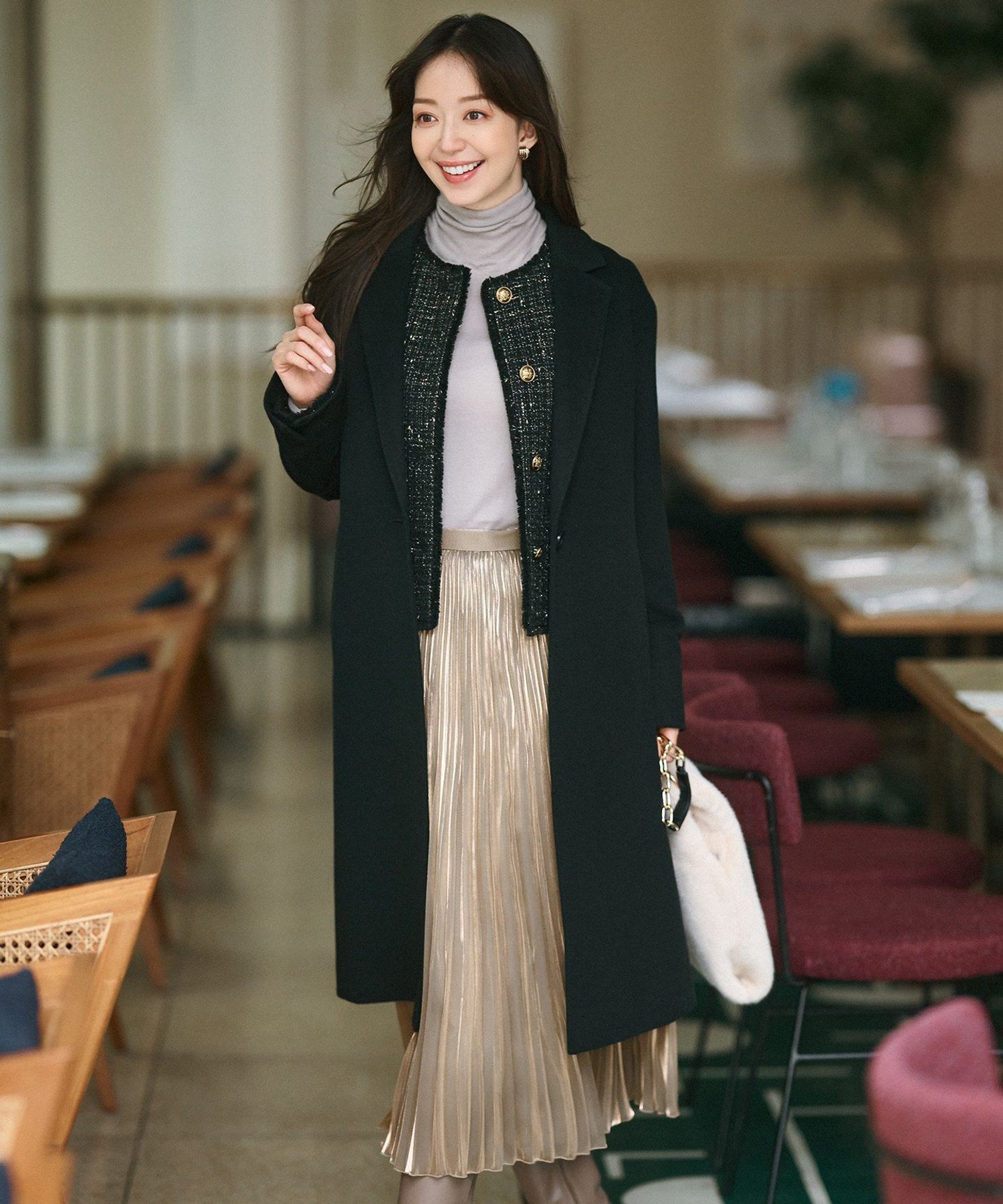 23区｜【滝沢眞規子さん着用】GIOLICA ボタン ツイード ジャケット