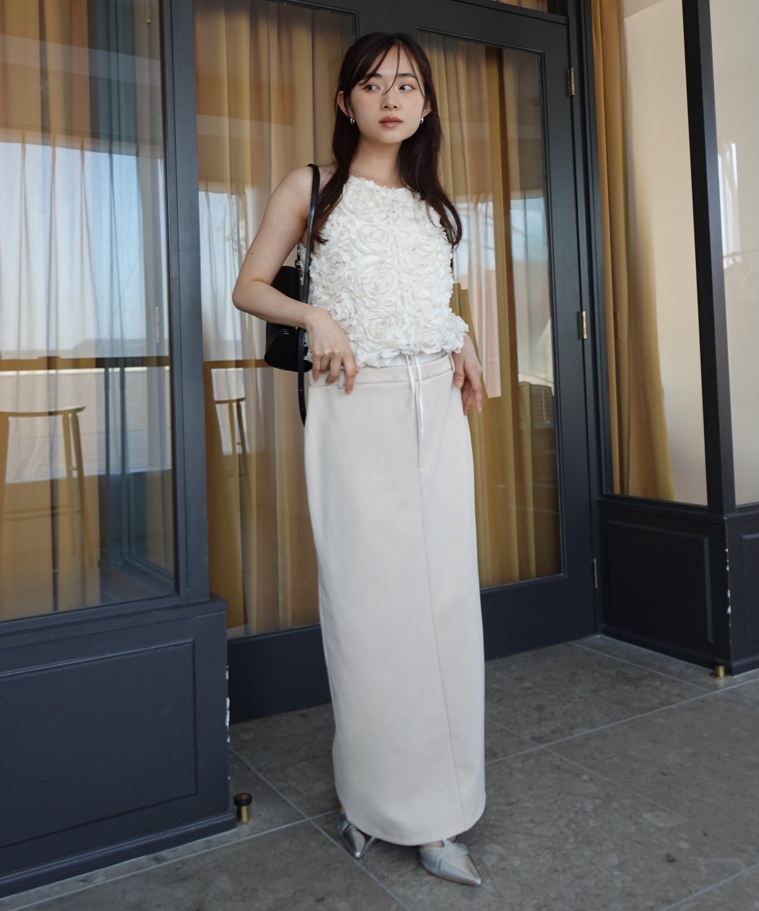 EIMY ISTOIRE｜ボリュームフラワーモチーフアメスリトップス | Rakuten