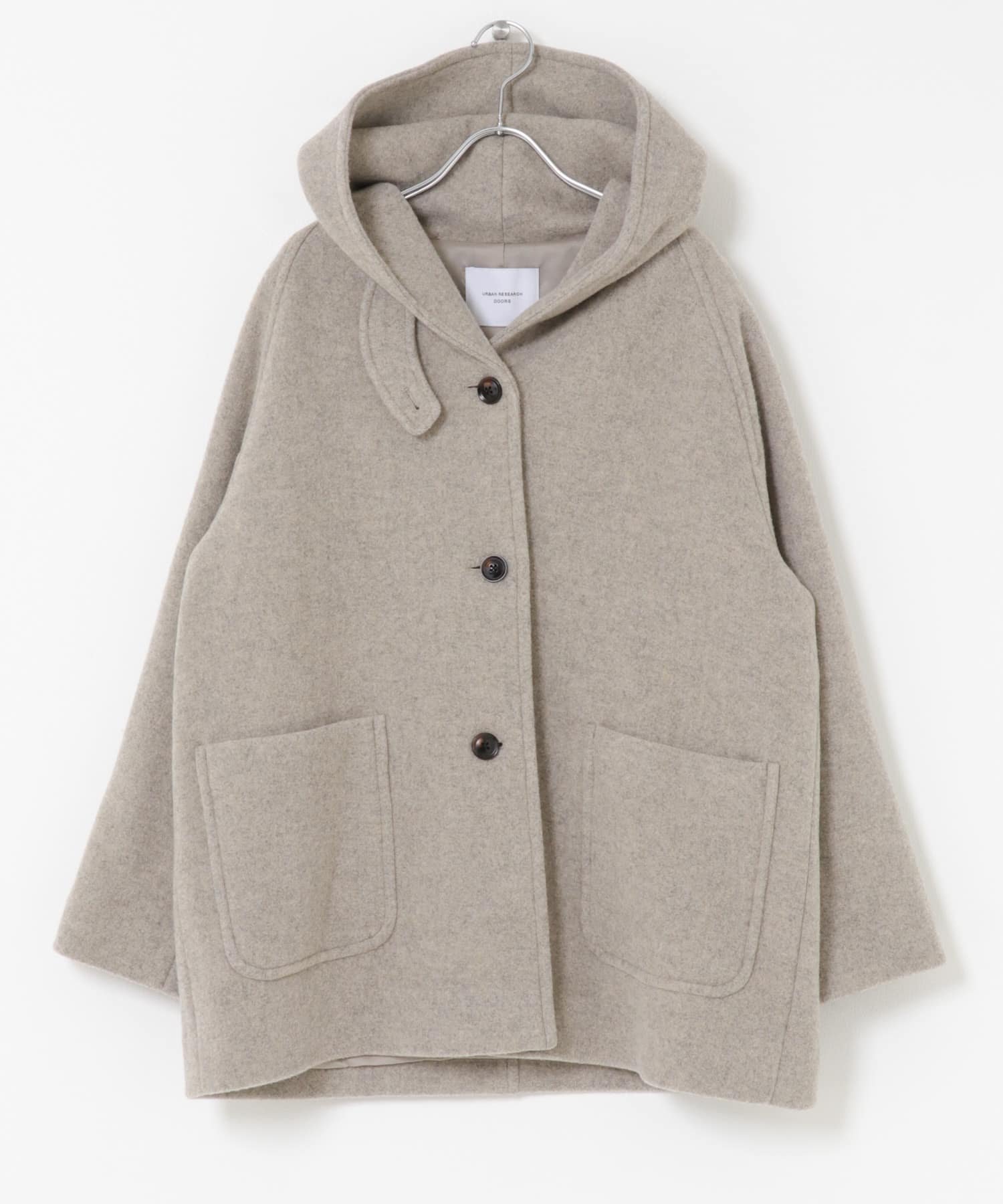 URBAN RESEARCH DOORS｜エアリーウールフードコート | Rakuten Fashion