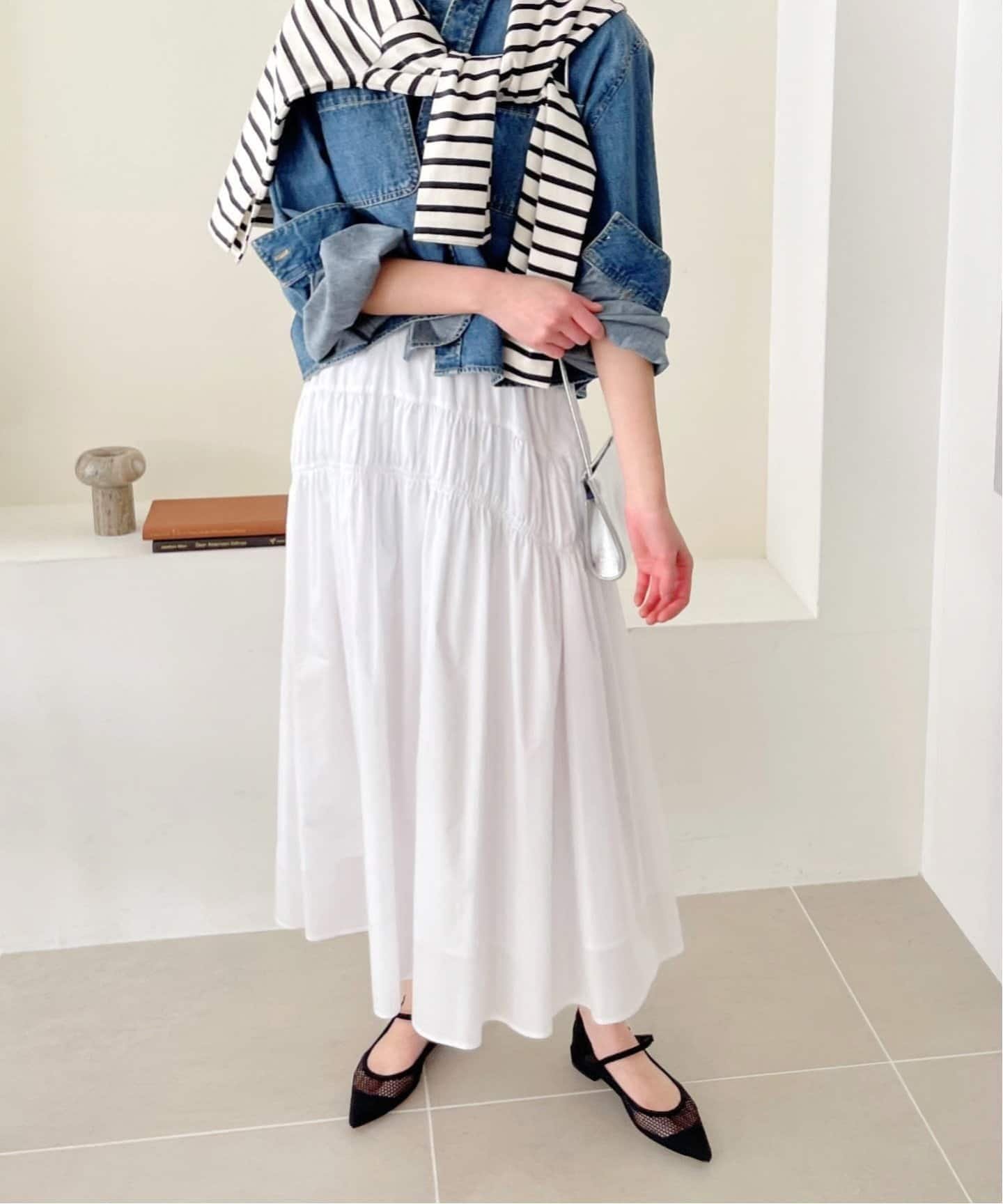 LE TALON｜《追加予約2》ポインテッドネットワンストラップフラット