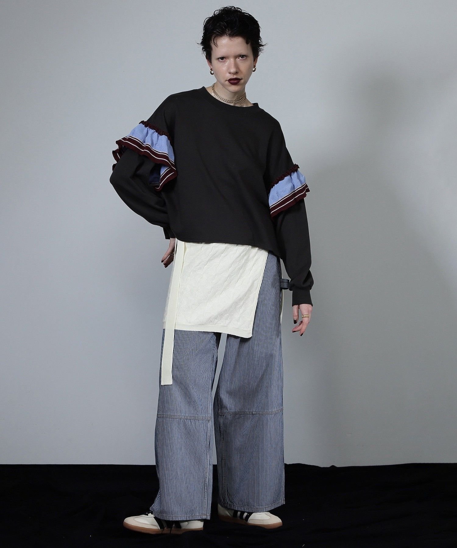 ROSE BUD｜フリルドッキングプルオーバー | Rakuten Fashion(楽天