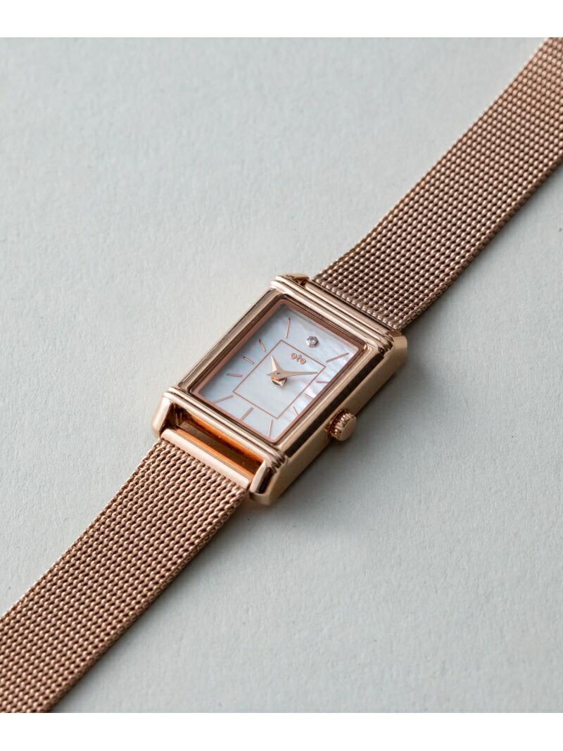 ete｜ソーラーウォッチ スクエア メッシュベルト | Rakuten Fashion
