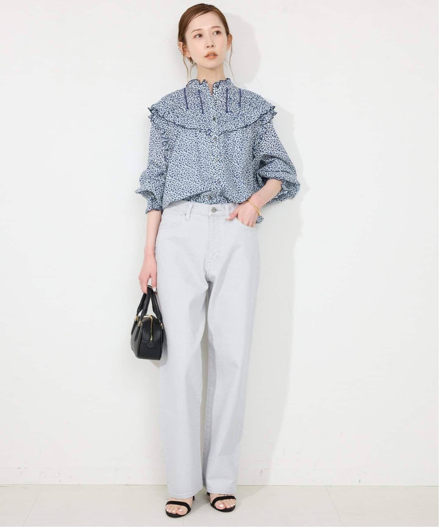 SLOBE IENA｜《WEB限定/追加3》フリルピンタックブラウス | Rakuten