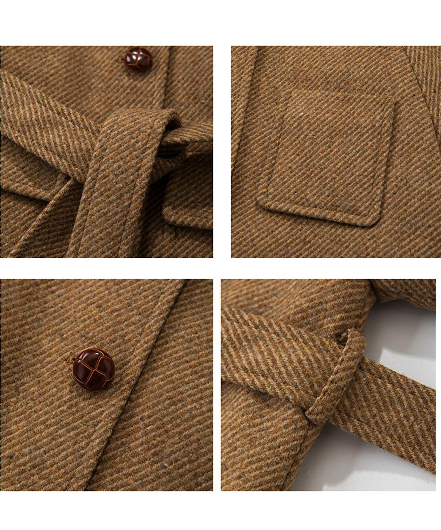 chuclla｜ラグラン ウールツイードジャケット FD23W194 Fano Studios