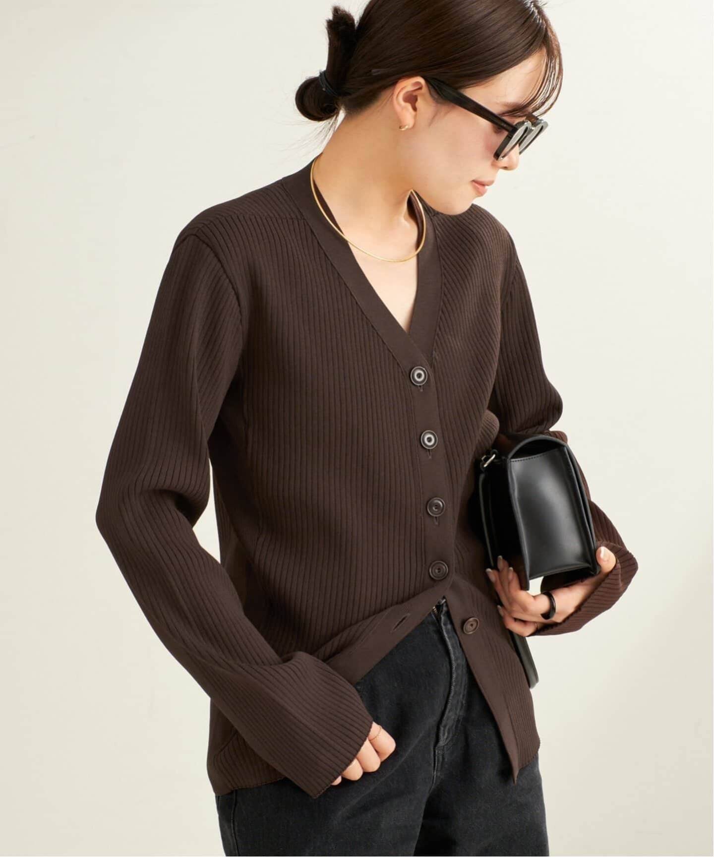 plage｜《追加》R'IAM RIBシェイプカーディガン | Rakuten Fashion