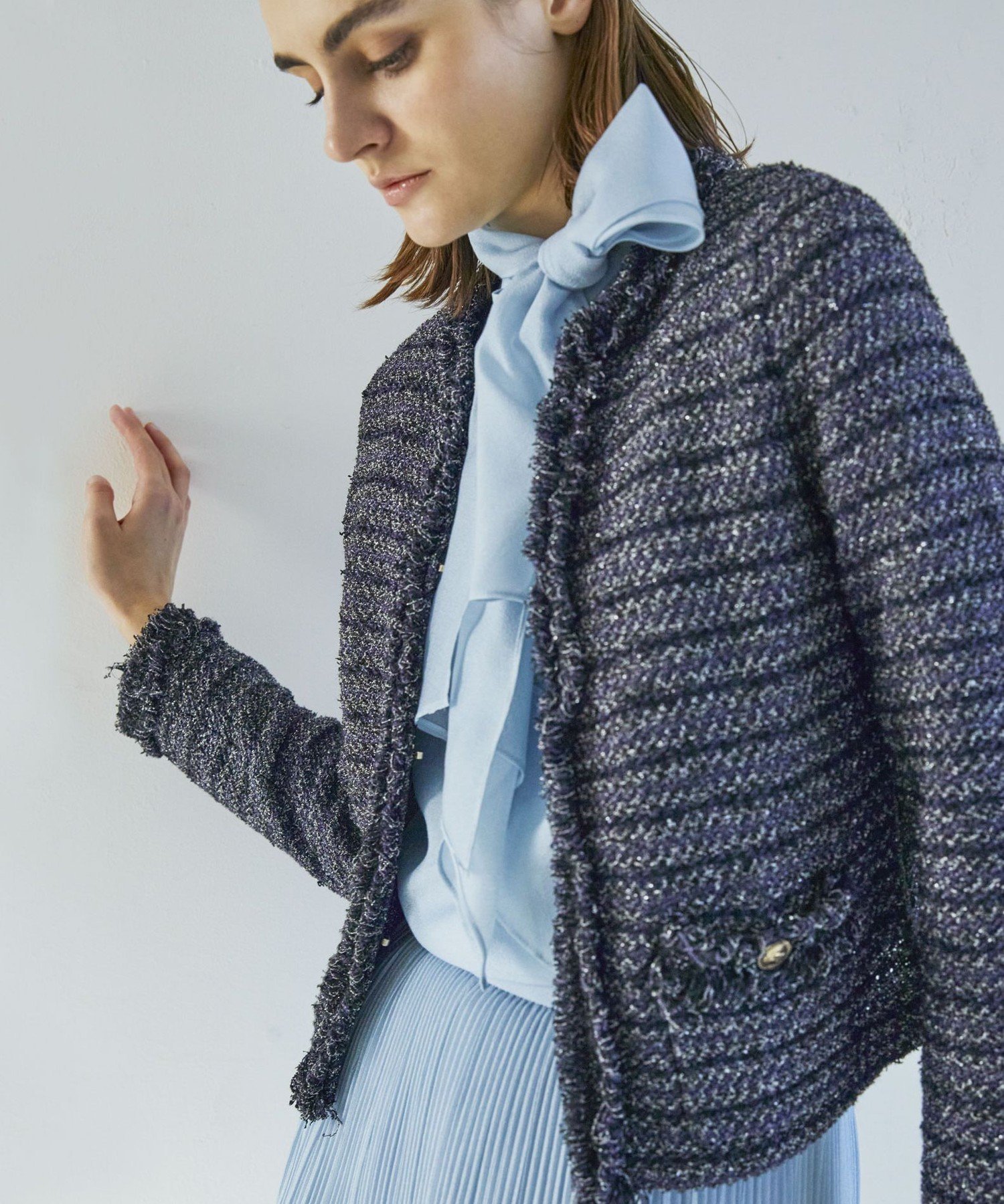 EPOCA｜ラメツィーディーニット カーディガン | Rakuten Fashion(楽天