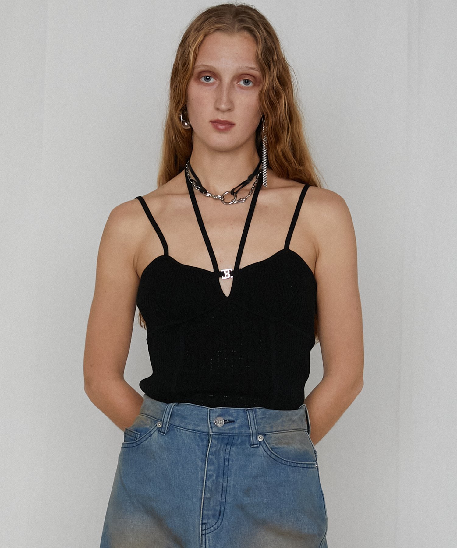 PRANK PROJECT｜アイレットニットボディスーツ / Eyelet Knit Bodysuit