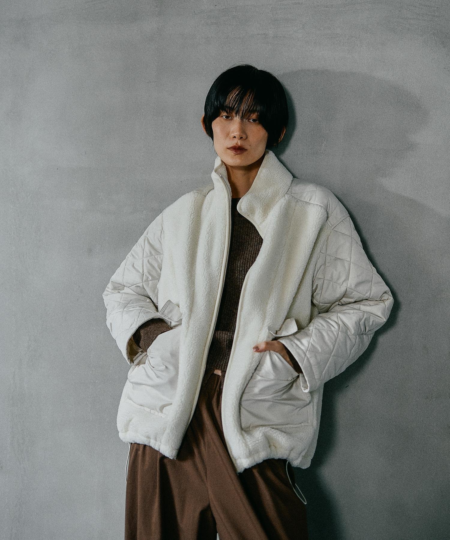 LEPSIM｜スタンドボアキルトブルゾン | Rakuten Fashion(楽天