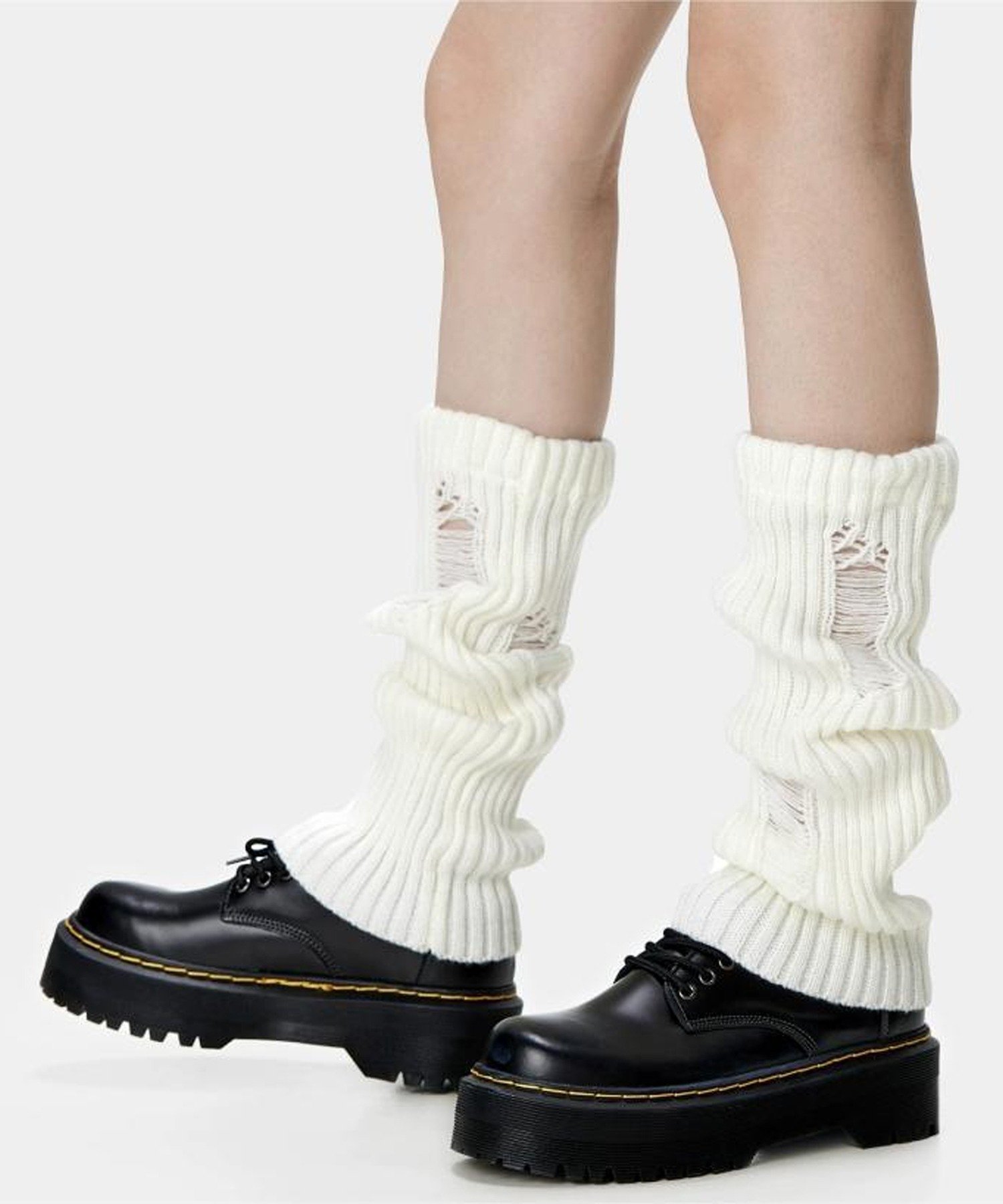 aimoha｜【HOOK】for girls ダメージ加工ルーズソックス レッグ