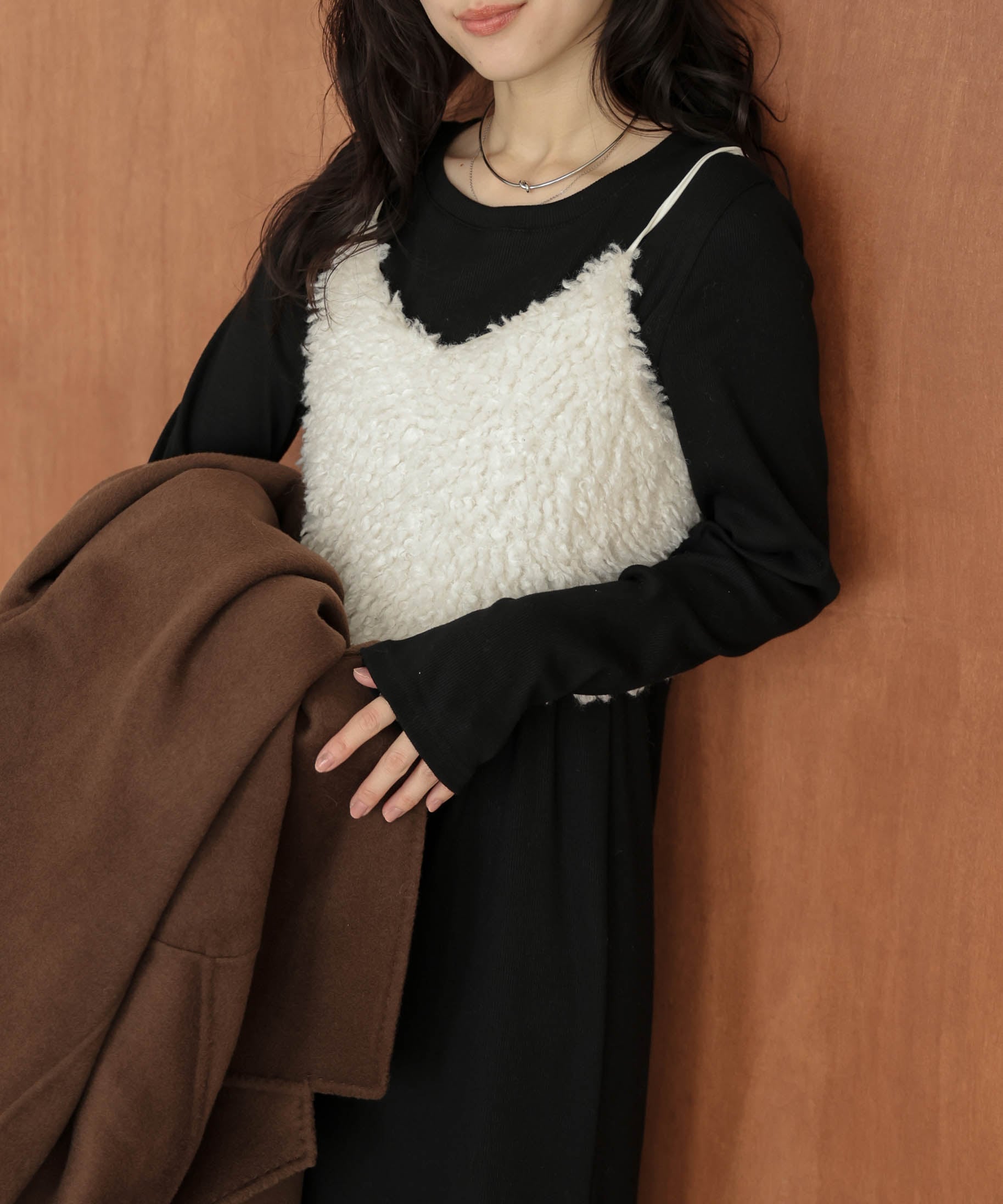 Lajour｜フェイクファーキャミソール | Rakuten Fashion(楽天