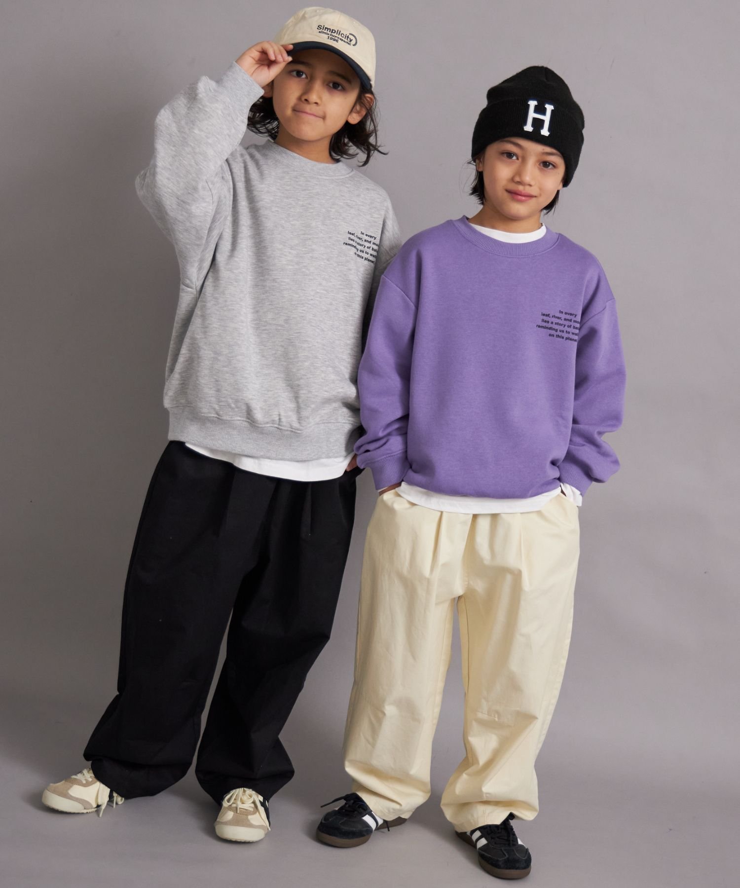 pairmanon｜裏起毛 フォトプリント スウェット トレーナー【PAIRMANON