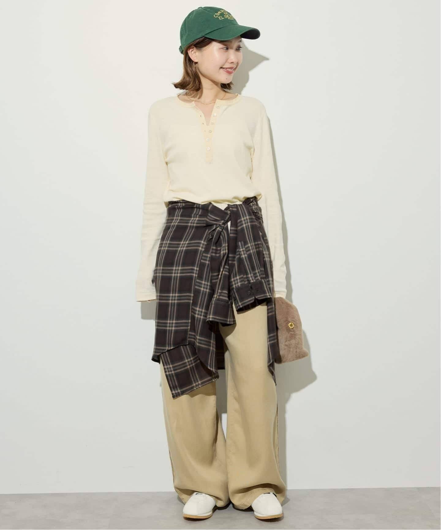 SLOBE IENA｜《WEB・一部店舗限定/追加2》ビエラチェックルーズシャツ