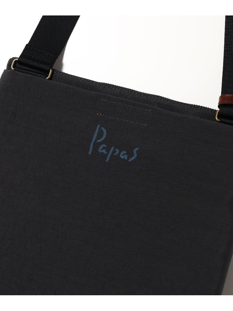 楽天市場】Papas ナイロンショルダーバッグ【ロゴ+サイ】 パパス