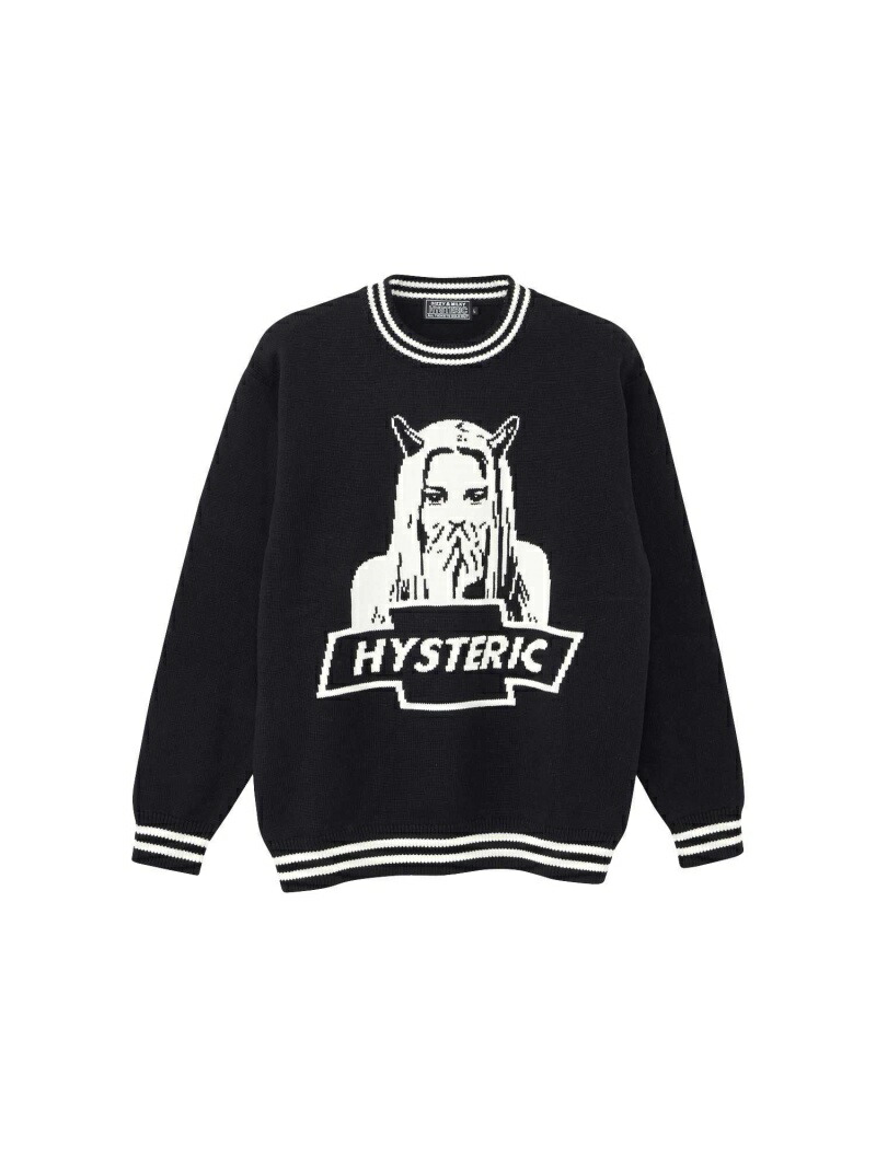 楽天市場】HYSTERIC GLAMOUR DEVIL MADE ME DO IT編込 セーター
