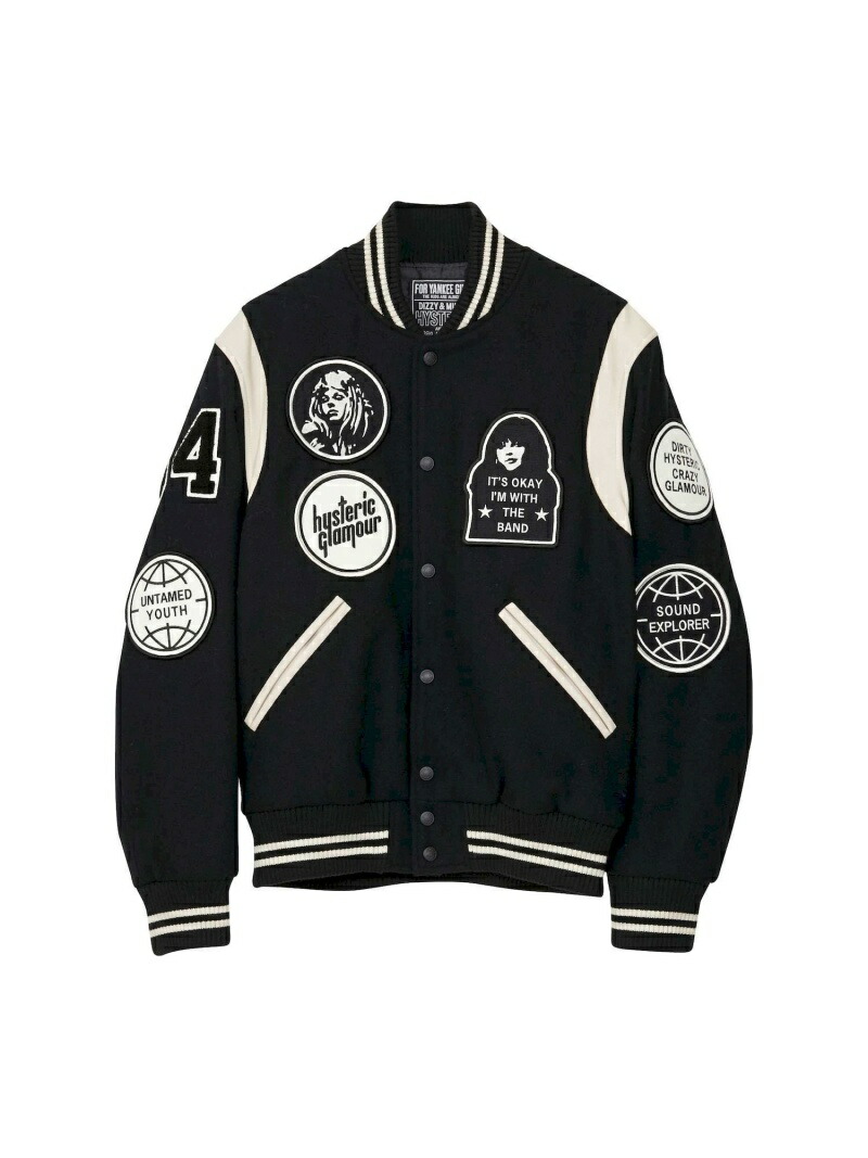 楽天市場】HYSTERIC GLAMOUR THE HYSTERICアップリケ ヴァーシティ