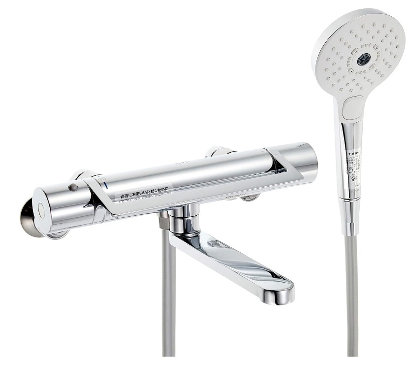 TOTO 壁付サーモスタット混合水栓(コンフォートウエーブ3モード