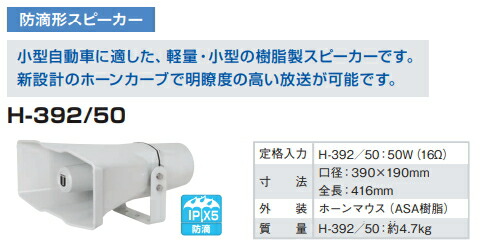 楽天市場】拡声器 車載用アンプ 選挙 スピーカー マイクセット